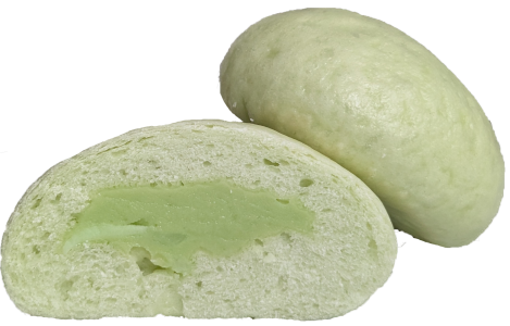 Handgemachte gedämpfte Brötchen mit Pandanfüllung