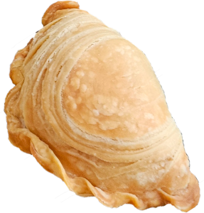 Handgemachte vegane Curry-Tofu-Taschen